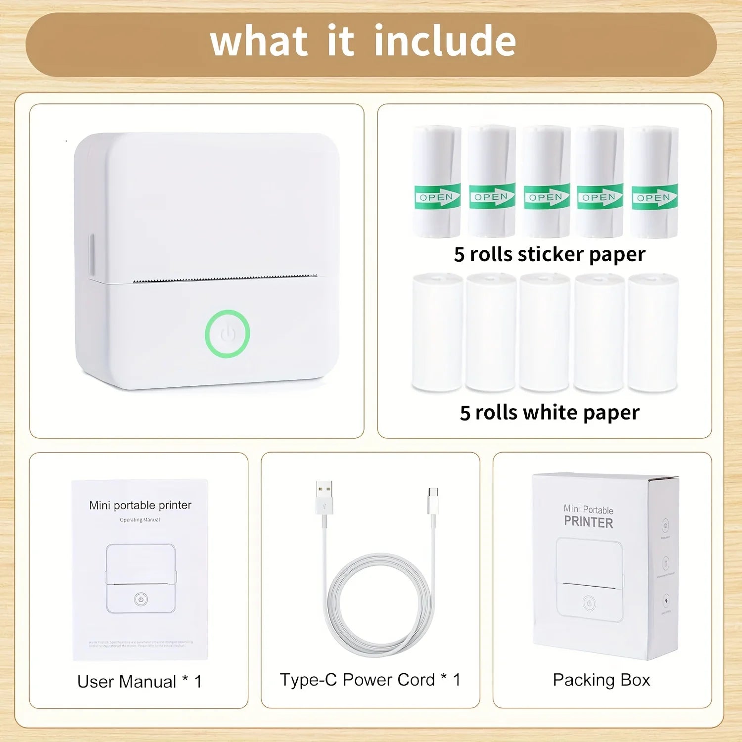 Imprimante Thermique VINTOLIX X6 — Compatible Vinted, Mondial Relay & Colissimo